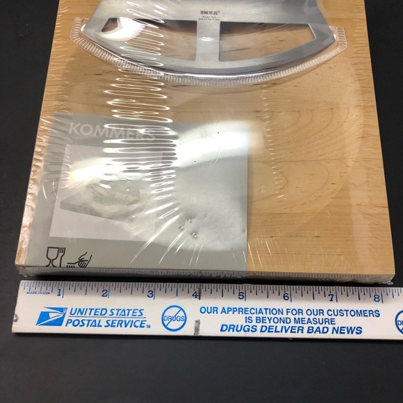 IKEA / Kommers Double Blade Rolling Chopper Knife with Chopping Board - Picture 11 of 13